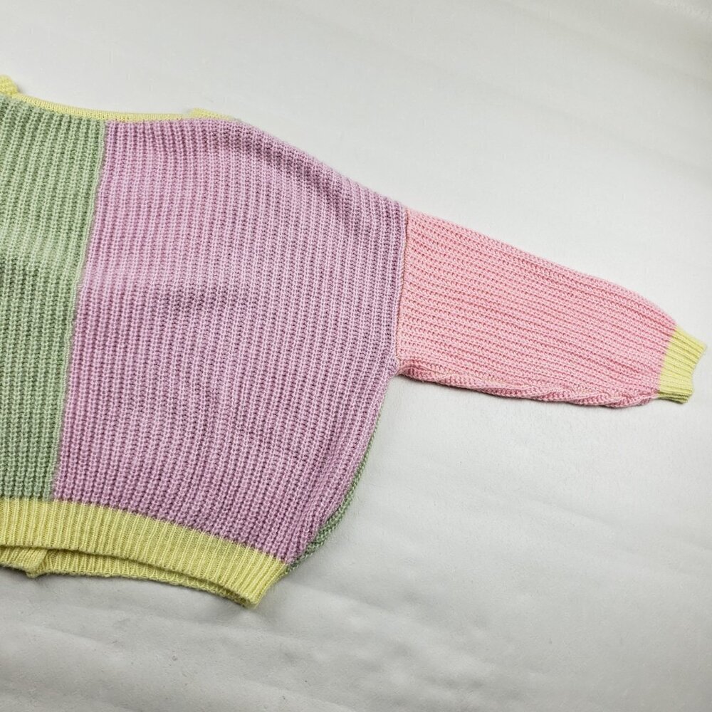 Princess Polly Naomi Oversized Cardigan Womens XS/S Pastel Chunky Knit Sweater - Picture 8 of 13